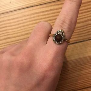 Gold and Brown Ring